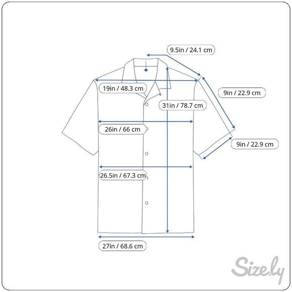 ROWM Blue Plaid Short Sleeve Button-Down Shirt XXL 100% Cotton Madagascar - Picture 2 of 10